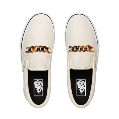 Vans Tort Classic Slip-On - Kadın Slip-On Ayakkabı (Beyaz)